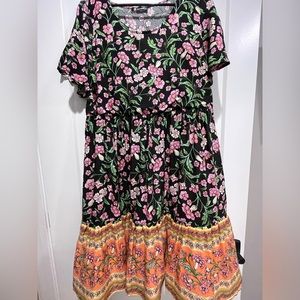Floral Boho Summer Dress